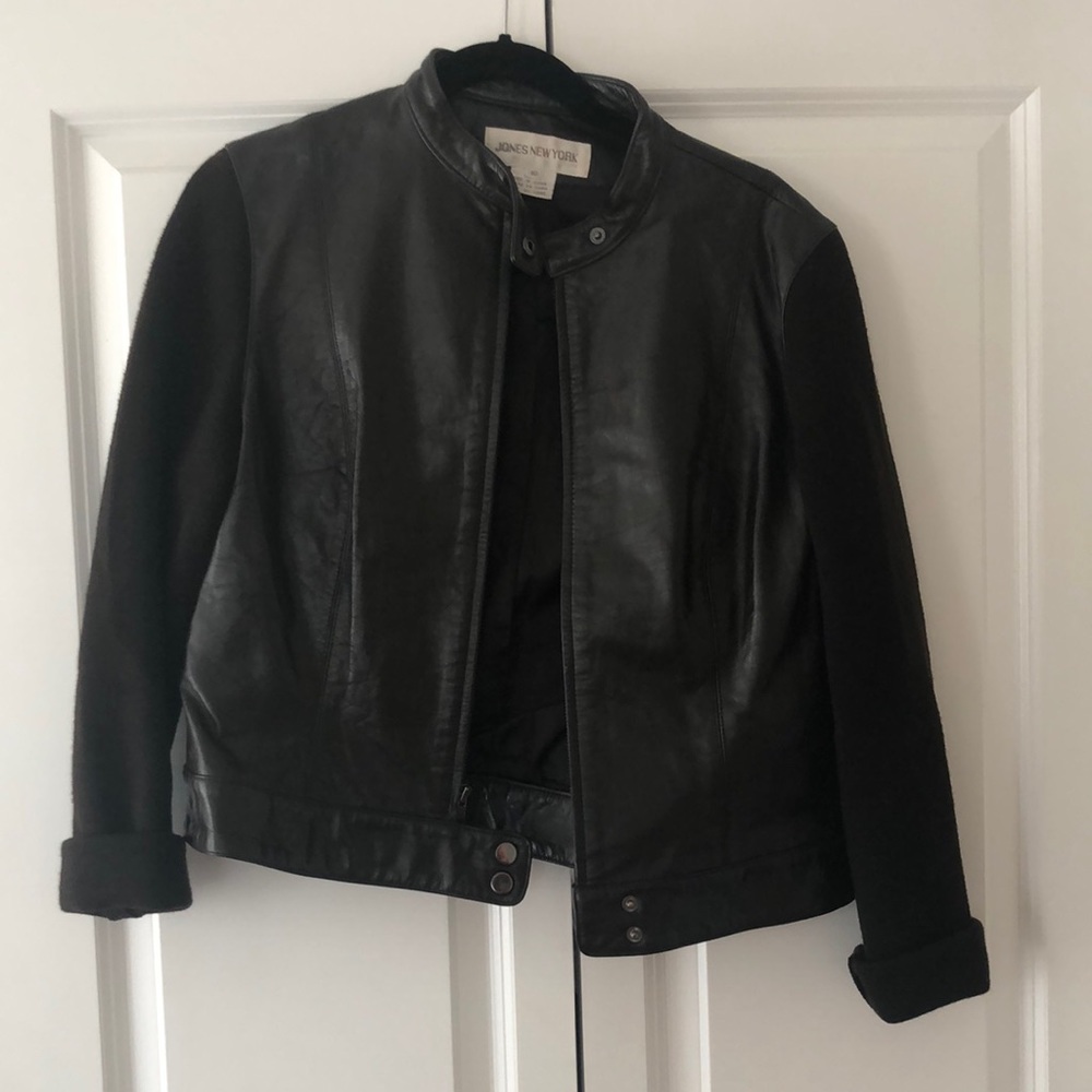 Jones New York leather jacket